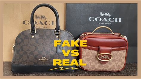 authentic coach handbags vs fake|how to authenticate coach bags.